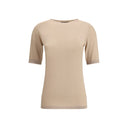 Beige Cashmere T-Shirt