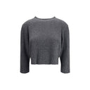 Gray Cashmere Sweatshirt