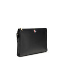 Black Calf Leather Bos Taurus Clutch Bag