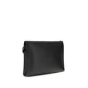Black Calf Leather Bos Taurus Clutch Bag