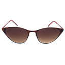 Brown Metal Sunglasses