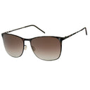 Brown Metal Sunglasses