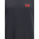 Vestido casual negro de algodón