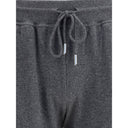 Gray Cashmere Casual Pants