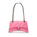 Pink Leather Shoulder Bag