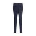 Blue Fleece Wool Chino Pants