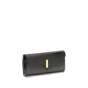 Black Leather Clutch Bag