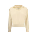 Cream Fleece Wool Sweater