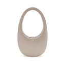Beige Leather Shoulder Bag