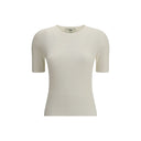White Silk T-Shirt