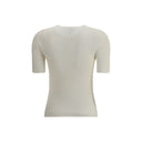 White Silk T-Shirt