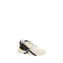 White Calf Leather Bos Taurus Athletic Sneakers