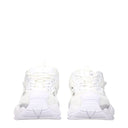White Leather Athletic Sneakers