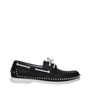Black Leather Slip-On Loafers