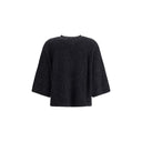 Black Fleece Wool Sweatshirt