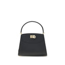 Black Calf Leather Bos Taurus Handbag
