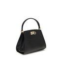 Black Calf Leather Bos Taurus Handbag