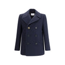 Blue Wool Coat