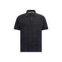 Black Cotton Polo Shirt