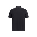 Black Cotton Polo Shirt