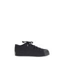Black Fabric Athletic Sneakers