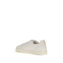 White Rubber Low Top Sneakers