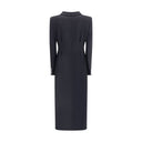 Black Fleece Wool Coat