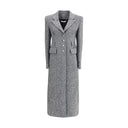 Gray Fleece Wool Coat