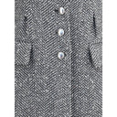 Gray Fleece Wool Coat