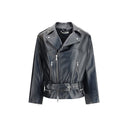 Black Leather Biker Jacket