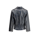 Black Leather Biker Jacket