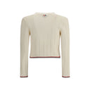 Cream Fleece Wool Cardigan