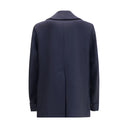 Blue Wool Coat