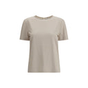 Beige Cotton T-Shirt