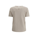 Beige Cotton T-Shirt