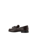 Brown Calf Leather Bos Taurus Slip-On Loafers