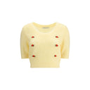 Yellow Mohair Sweatshirt