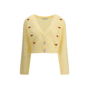 Yellow Mohair Cardigan