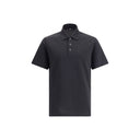 Black Cotton Polo Shirt