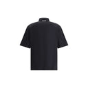 Black Cotton Polo Shirt