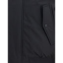 Black Polyester Bomber