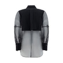 Black Cotton Pattern Shirt