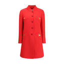 Multicolor Fleece Wool Coat