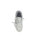 White Rubber Low Top Sneakers