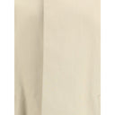 Beige Cotton Trench Coat