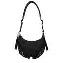 Black Nylon Crossbody Bag