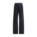 Black Cotton Slim Fit Jeans