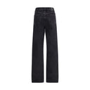 Black Cotton Slim Fit Jeans