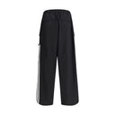 Black Wool Casual Pants