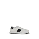 White Calf Leather Bos Taurus Low Top Sneakers